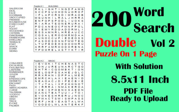 200 Word Search Puzzles 8.5x11 KDP V 2: A Comprehensive Guide for Puzzle Enthusiasts
