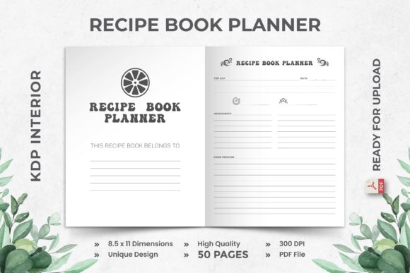 Design Your Perfect Recipe Book with KDP Planner