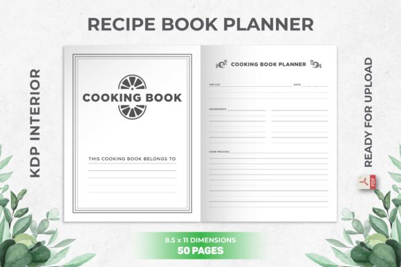 Designing a 50-Page Cooking Book Interior