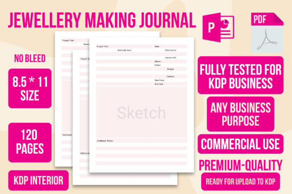 Discover the Perfect Jewellery Making Journal_Kdp Interior for Your Creative Ventures