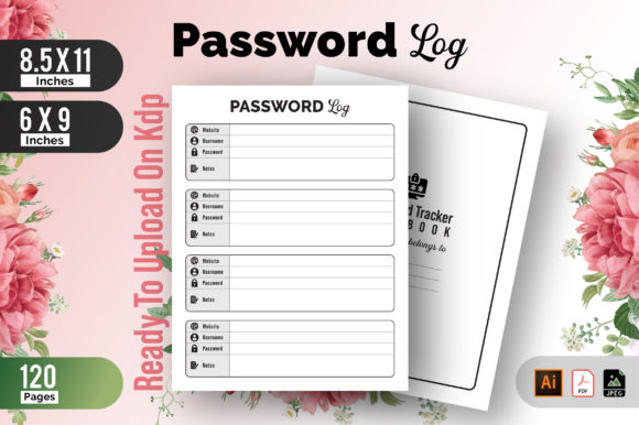 Effortlessly Manage Your Passwords with a Customizable Password Tracker Log Book