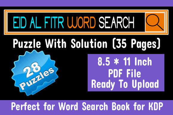 Eid Al Fitr Word Search Puzzle: A Fun and Engaging Activity Book