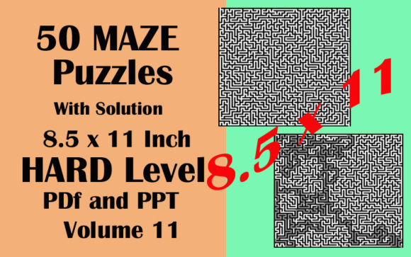 Explore 50 Challenging Mazes in Vol11 PDF PPTX
