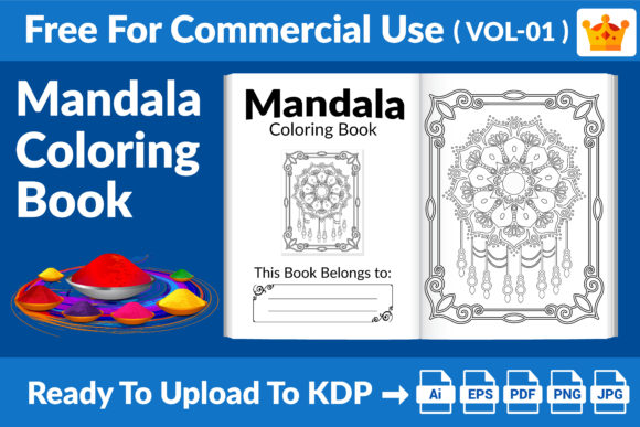 Explore Creative Design with Mandala Coloring Book V01
