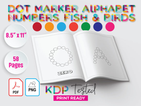 Exploring the Dot Marker Number Alphabet Fish Birds Activity Book: A Creative and Educational Tool