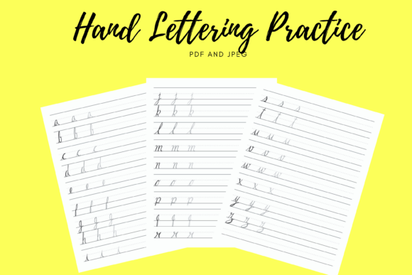 Mastering Hand Lettering with the Hand Lettering Practice PDF Printable