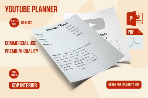 Strategic YouTube Planner for KDP: A Comprehensive Tool for Creators and Publishers